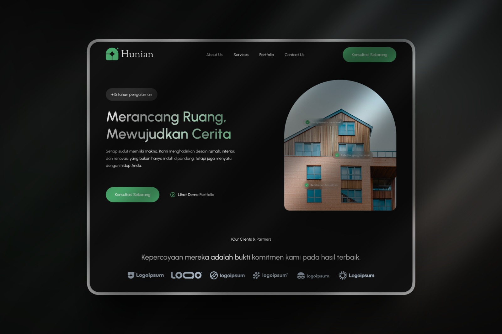 Hunian: Designing Spaces, Realizing Stories